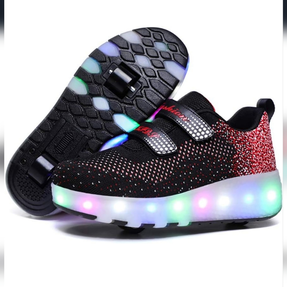 Kids LED Light-Up Sneakers Youth Size 1